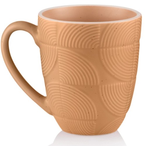 Чашка Ardesto Dafne, 380мл, кераміка, коричневий (AR3068B)