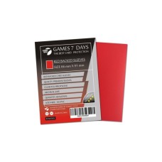 Протектор для карт Games 7 Days 66 х 91 мм, MTG, 80 шт Red (PREMIUM) (GSD-RD6691)