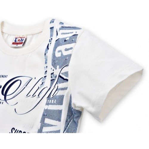 Футболка дитяча Breeze "Jeans High" (8757-116B-cream)