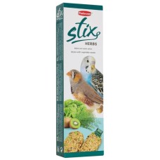 Ласощі для птахів Padovan Stix Herbs для хвилястих папуг та амадинів 80 г (8001254001418)