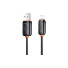 Дата кабель USB 2.0 AM to Lightning 1.0m 3A black XO (NB302-AI.black)