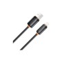 Дата кабель USB 2.0 AM to Lightning 1.0m 3A black XO (NB302-AI.black)
