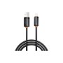 Дата кабель USB 2.0 AM to Lightning 1.0m 3A black XO (NB302-AI.black)