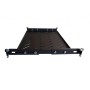 Полка 19" Hypernet 1U глиб. 300мм, в шкафи глибиною 450мм, колір чорний (U-FS-45-Black)