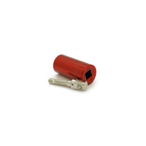 Торцева головка Voltronic універсальна для шуруповерта 7-19 mm (25*52) 3/4 Red (YT-UnScTRD)