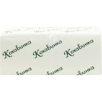 Паперові рушники Кохавинка V-складання Білі 2 шари 160 листів (4820032450194)