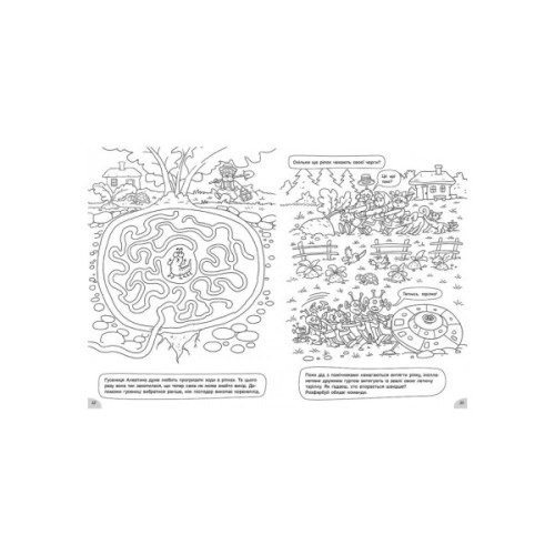 Книга Розмальовки-хованки. В полі та лісовій хащі Ранок (9786170970343)