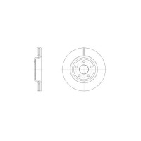 Гальмівний диск REMSA 61512.10