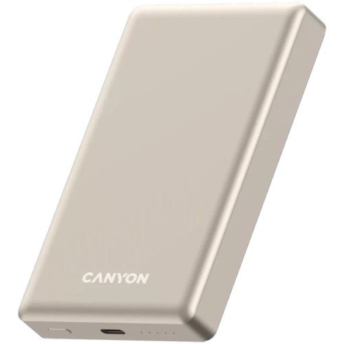 Батарея універсальна Canyon 10000mAh OnPower 510 slim Magsafe PD/20W Beige (CNS-CPB510BE)