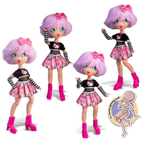 Лялька 4SF Manga Dolls серії Hello Kitty – Тедді Рок (HKTF0100)