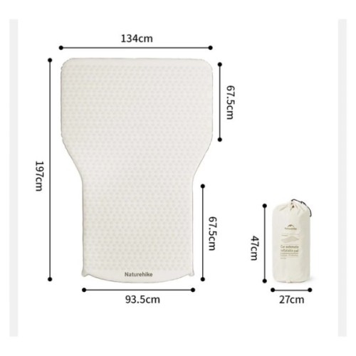 Туристичний килимок Naturehike автомобільний CNK2450WS010, 197х134х6,5 см з вбудованою помпою (6976507663328)
