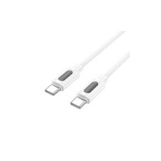 Дата кабель USB-C to USB-C 1.0m 60W silicone BX114 Structure white BOROFONE (6941991116919)