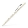 Ручка кулькова Faber-Castell автоматична Grip 2010, корпус білий, стрижень синій М (0.7 мм) (32029)