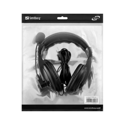 Навушники Sandberg Saver MiniJack Headset Large Black (325-28)