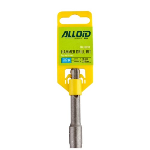 Бур Alloid по бетону, SDS-plus, S4, 16210мм (FH-16210)