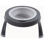 Посуд для собак Dexas Миска одинарна на складній підставці-мала 360 мл світло-сіра (0084297309091)