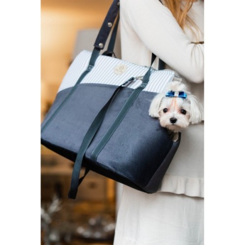 Переноска для тварин Chloe's Home Vienne 53х19х32 см сіра (CLH1141)