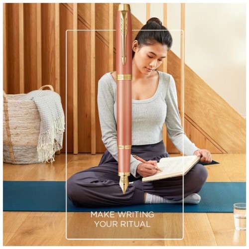 Ручка пір'яна Parker IM 17 Rituals Uplifting Orange GT  FP F + Пакет Parker Rituals (29 311)