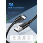 Дата кабель USB 2.0 AM to USB-C 1.0m US287 Black Ugreen (60116)