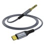 Кабель мультимедійний USB-C to 3.5mm M 1.2m gray ColorWay (CW-CBPDJ071-G)