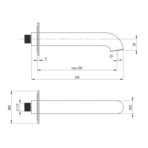 Душовий гарнітур Deante Silia (BQS_R18P)