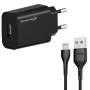 Зарядний пристрій Grand-X GaN USB-C 30W QC3.0 white (CH-390W)