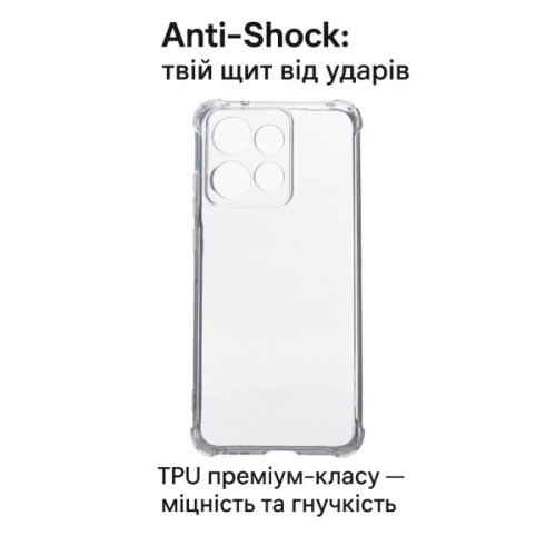 Чохол до мобільного телефона BeCover Anti-Shock Motorola Edge 60 Neo Clear (715068)