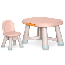 Дитячий стіл Mealux комплект Peppa стіл + стілець (KD-F042 Orange)