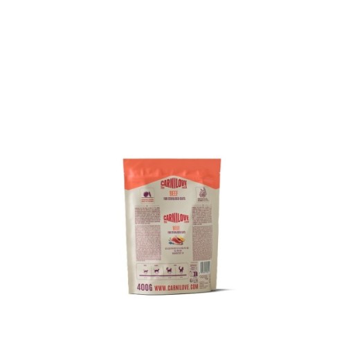 Сухий корм для кішок Carnilove True Fresh Beef Sterilised 400 г (8595602582143)