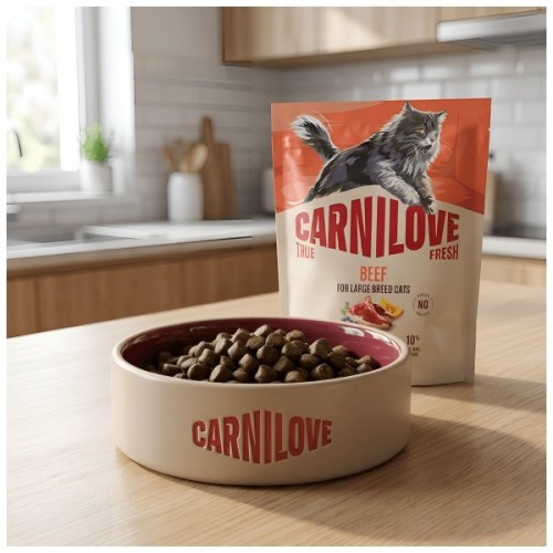 Сухий корм для кішок Carnilove True Fresh Beef Sterilised 400 г (8595602582143)