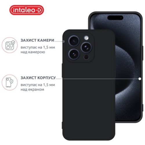 Чохол до мобільного телефона Intaleo SoftShell Apple iPhone 15 Pro Max Black (1283126585401)