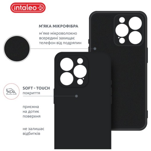 Чохол до мобільного телефона Intaleo SoftShell Apple iPhone 15 Pro Max Black (1283126585401)