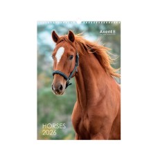 Календар Axent настінний А3 2026 р. Horses (8804-26-3-A)