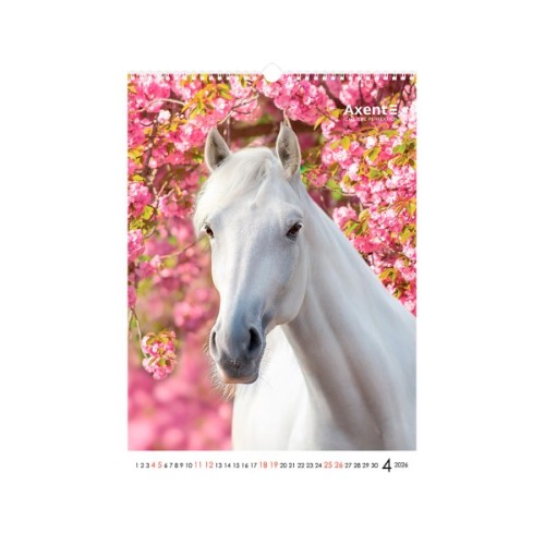 Календар Axent настінний А3 2026 р. Horses (8804-26-3-A)