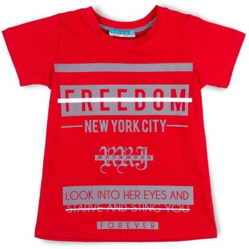 Піжама дитяча Matilda "FREEDOM" (7742-116B-red)