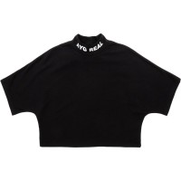 Футболка дитяча A-Yugi укорочена (7032-158G-black)