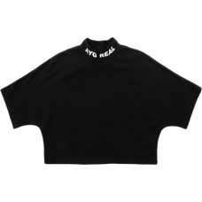 Футболка дитяча A-Yugi укорочена (7032-158G-black)