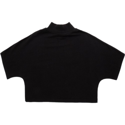 Футболка дитяча A-Yugi укорочена (7032-158G-black)