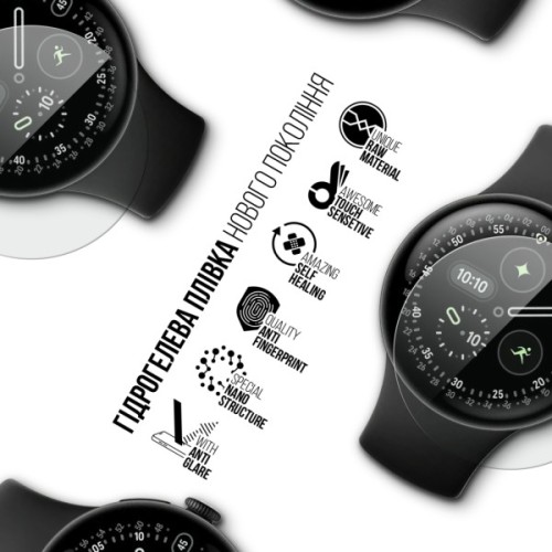 Плівка захисна Armorstandart hydrogel Google Pixel Watch 4 41mm 6 pcs (ARM94018)