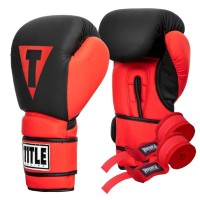 Боксерські рукавички Title Boxing Guts and Glory Black/Red XL 16oz (GGBG X BK/RD)