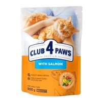 Сухий корм для кішок Club 4 Paws Преміум з лососем 900 г (4820269144729)