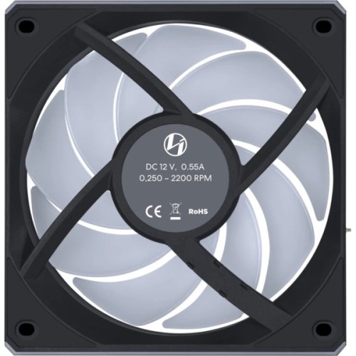Кулер до корпусу Lian Li Uni Fan CL WIRELESS 120-3, Black (G99.12CL1W3B.00)
