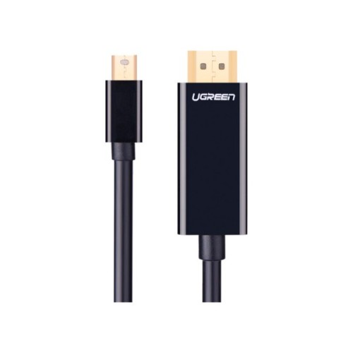 Кабель мультимедійний miniDisplayPort M to HDMI M 1.5m MD101 4K black Ugreen (20848)