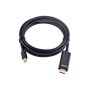 Кабель мультимедійний miniDisplayPort M to HDMI M 1.5m MD101 4K black Ugreen (20848)