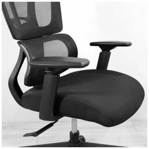 Офісне крісло Richman Баланс Про Пластик Synchro Сітка Чорне (ADD0003215)