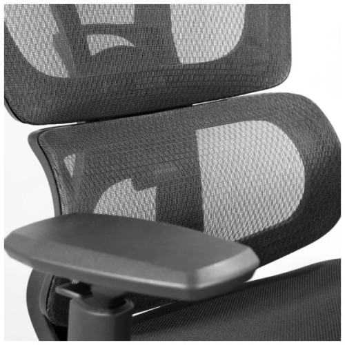 Офісне крісло Richman Баланс Про Пластик Synchro Сітка Чорне (ADD0003215)