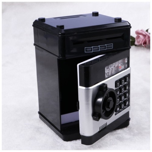 Інтерактивна іграшка UFT сейф-скарбничка музична з електронним купюроприймачем Cashbox Black (UFTCashboxBlack)