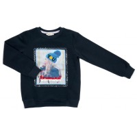 Кофта дитяча Breeze з дівчинкою (14449-140G-blue)