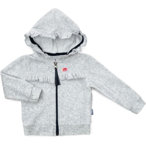 Набір дитячого одягу Miniworld велюровий (15377-62G-gray)