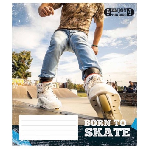 Зошит Школярик Enjoy the ride 48 аркушів лінія (048-3317L)